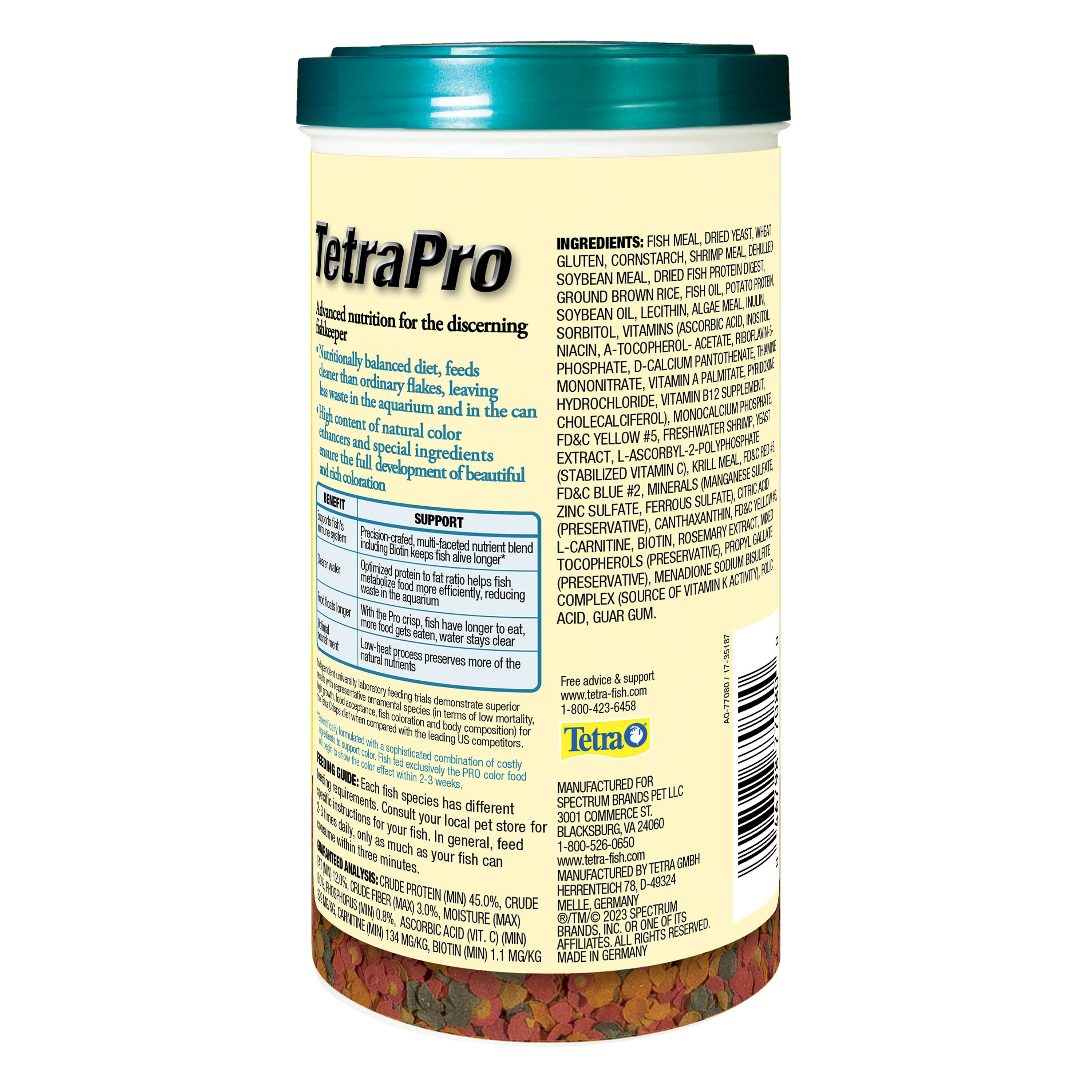 Tetra pro tropical crisps top